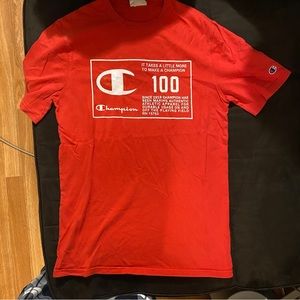 Champion red shirt